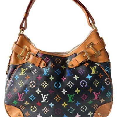 LOUIS VUITTON Monogram Multicolor Greta Black