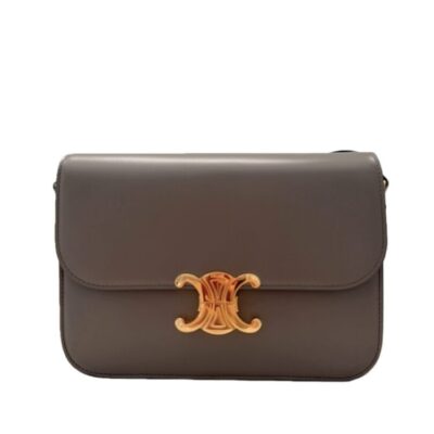 CELINE Shiny Calfskin Medium Triomphe