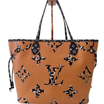 LOUIS VUITTON Monogram Giant Jungle Neverfull MM Black