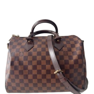 LOUIS VUITTON Damier Ebene Speedy Bandouliere 30