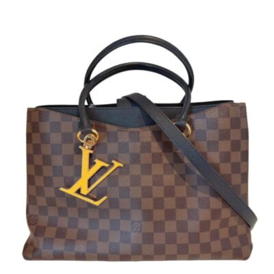LOUIS VUITTON Damier Ebene LV Riverside Black
