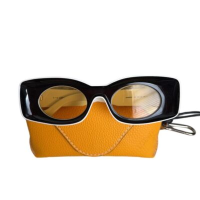LOEWE  Black/White LW400331 Paula's Ibiza Oval Sunglasses