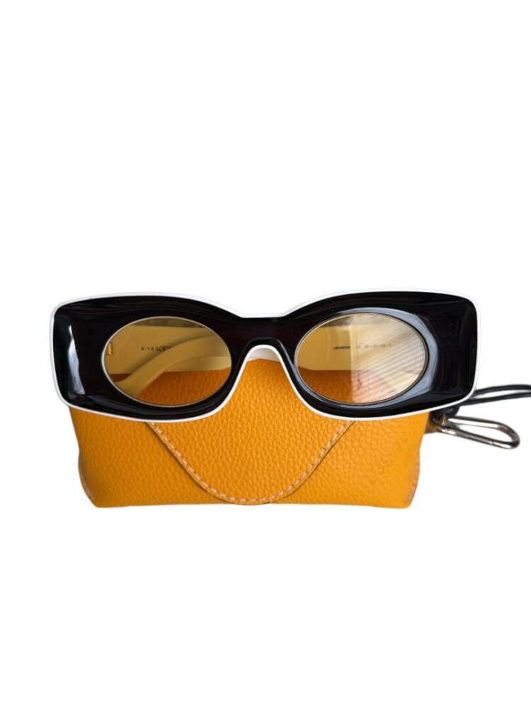 LOEWE Black/White LW400331 Paula's Ibiza Oval Sunglasses