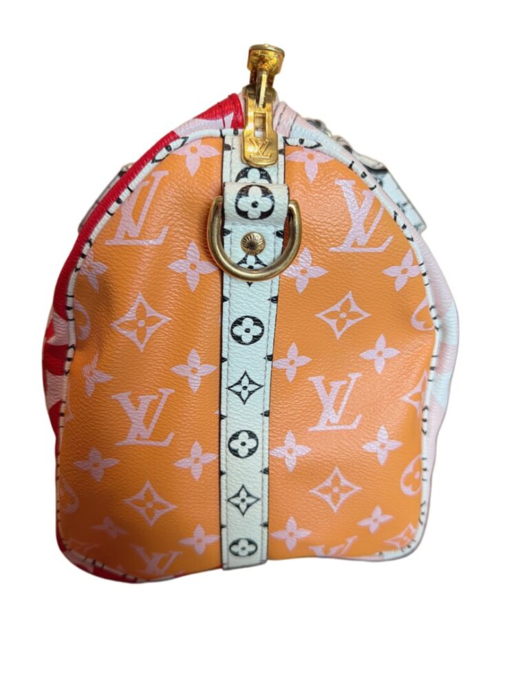 LOUIS VUITTON Monogram Giant Speedy Bandouliere 30 Rouge - Image 3