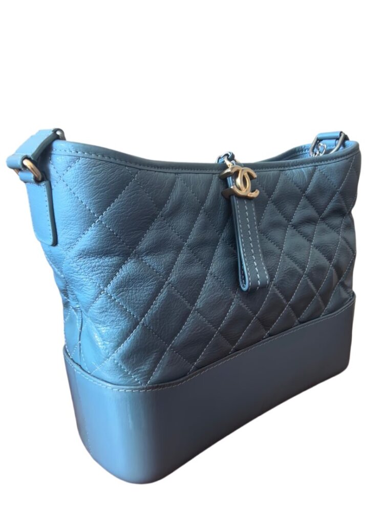 Chanel Gabrielle Hobo Quilted Goatskin and Patent Medium - Image 5