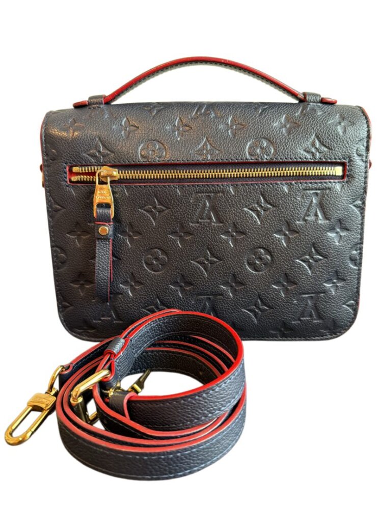 LOUIS VUITTON Empreinte Pochette Metis Marine Rouge - Image 2