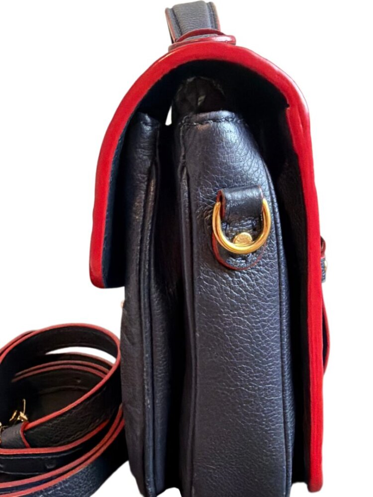 LOUIS VUITTON Empreinte Pochette Metis Marine Rouge - Image 4
