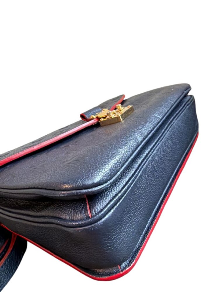 LOUIS VUITTON Empreinte Pochette Metis Marine Rouge - Image 5
