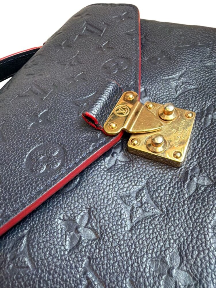 LOUIS VUITTON Empreinte Pochette Metis Marine Rouge - Image 6