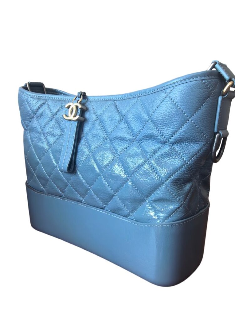 Chanel Gabrielle Hobo Quilted Goatskin and Patent Medium - Image 4