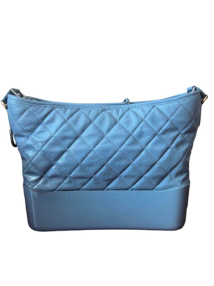 Chanel Gabrielle Hobo Quilted Goatskin and Patent Medium - Image 3