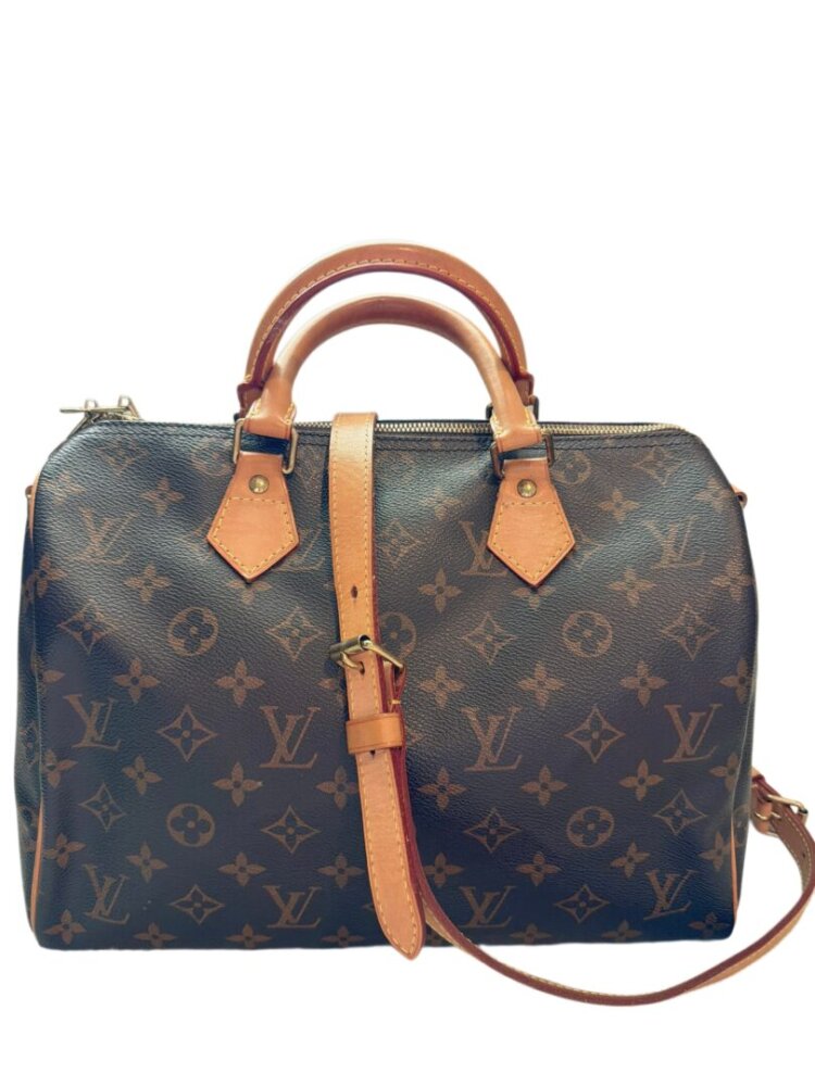 LOUIS VUITTON Monogram Speedy Bandouliere 30 - Image 2