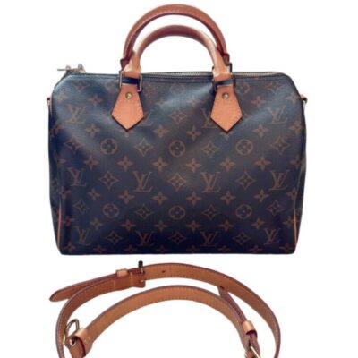 LOUIS VUITTON Monogram Speedy Bandouliere 30
