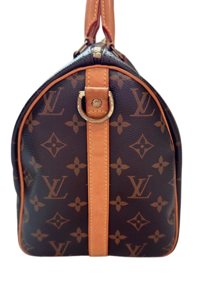 LOUIS VUITTON Monogram Speedy Bandouliere 30 - Image 3