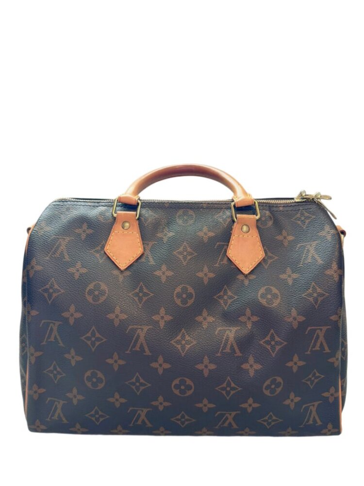 LOUIS VUITTON Monogram Speedy Bandouliere 30 - Image 4