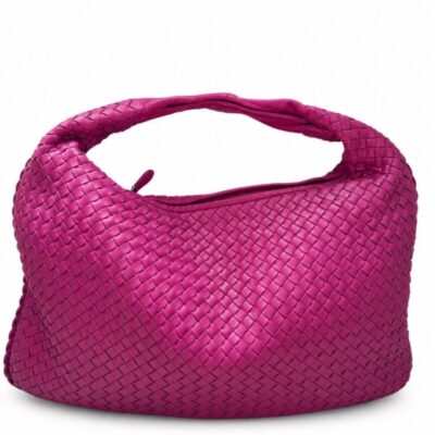 BOTTEGA VENETA Nappa Intrecciato Large Veneta Hobo Orchid