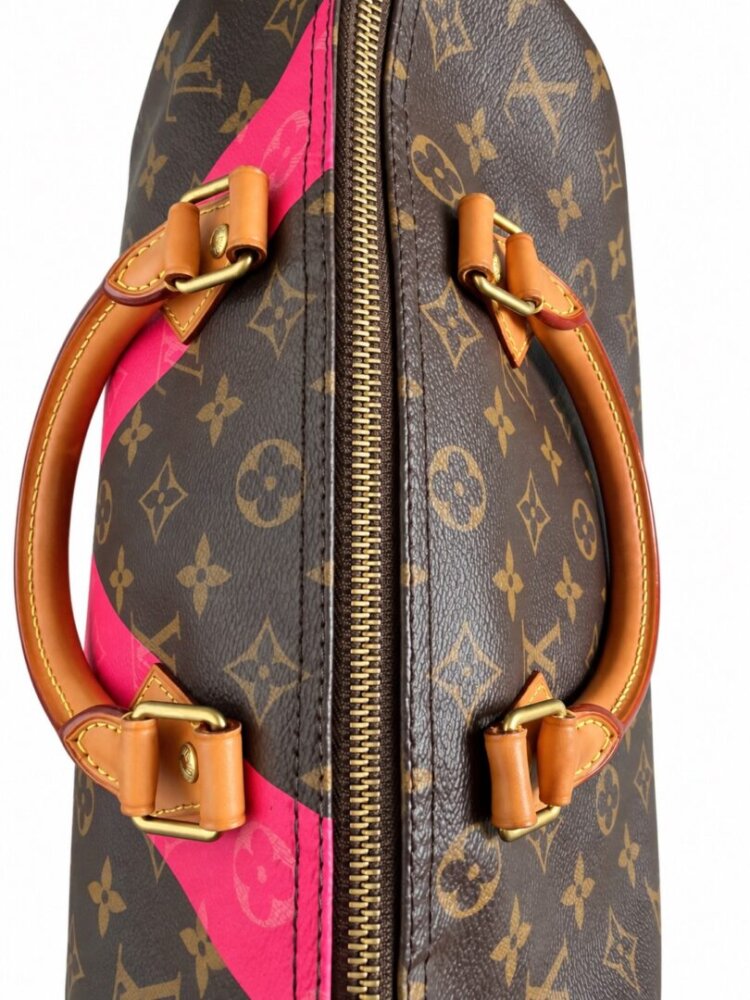 Louis Vuitton 2015 Summer Limited Edition Monogram V Line Speedy 30 - Image 2