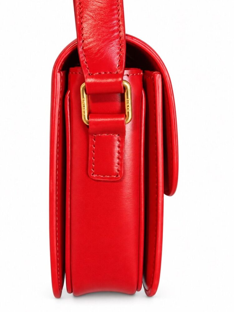 Celine Shiny Calfskin Teen Triomphe Red - Image 2