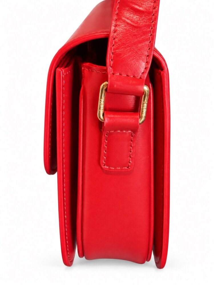 Celine Shiny Calfskin Teen Triomphe Red - Image 6