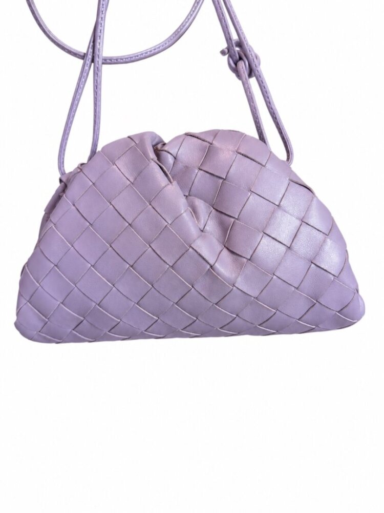 Bottega Veneta Nappa Intrecciato The Mini Pouch Lavender