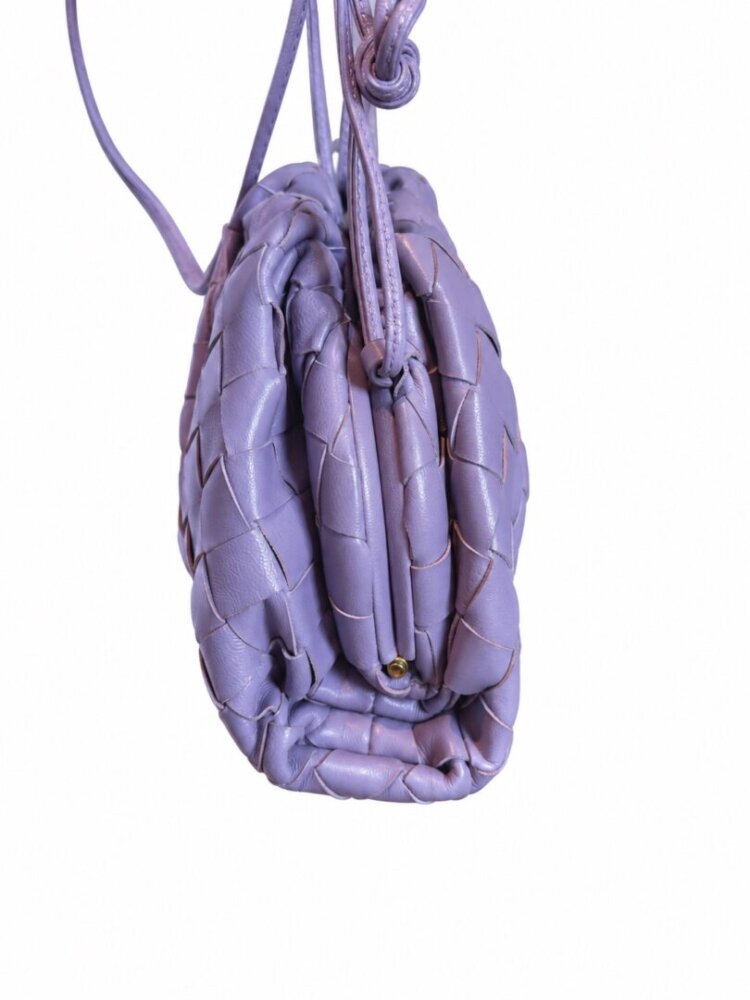 Bottega Veneta Nappa Intrecciato The Mini Pouch Lavender - Image 2