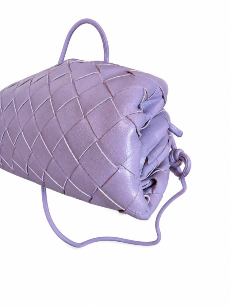 Bottega Veneta Nappa Intrecciato The Mini Pouch Lavender - Image 3