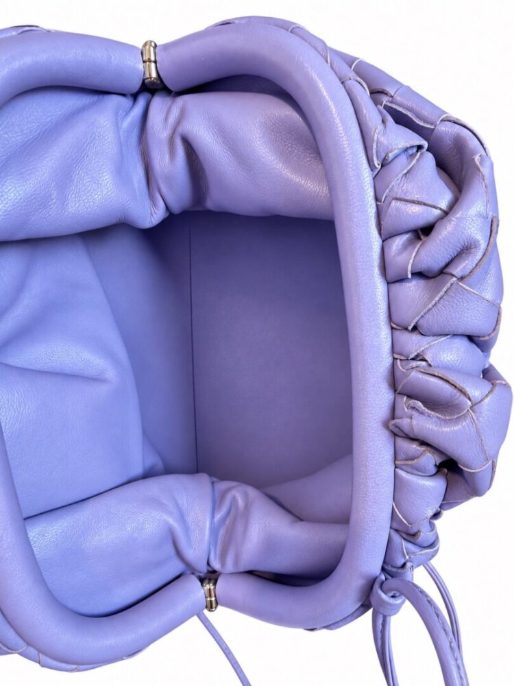 Bottega Veneta Nappa Intrecciato The Mini Pouch Lavender - Image 4