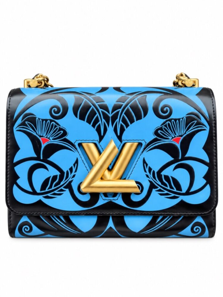 Louis Vuitton Twist MM Smooth Leather Shoulder Bag