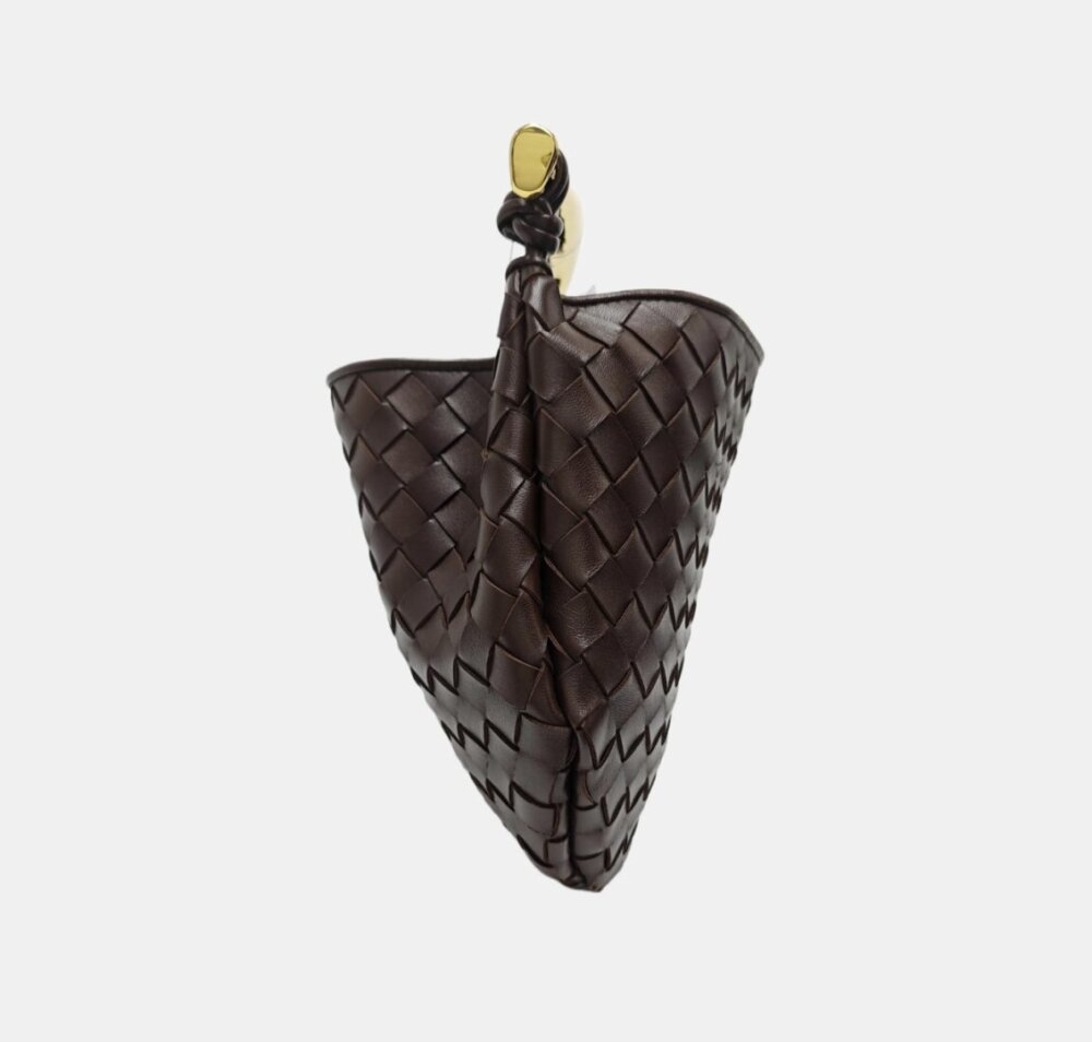 Bottega Veneta Nappa Intrecciato Sardine Bag Bitter Chocolate - Image 4