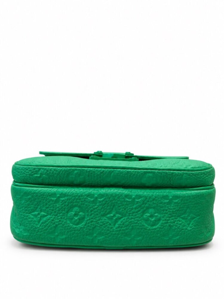 Louis Vuitton S Lock Messenger Monogram Embossed Minty Green - Image 3