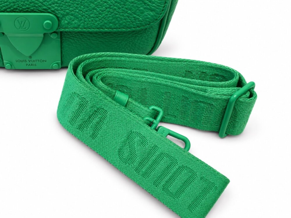 Louis Vuitton S Lock Messenger Monogram Embossed Minty Green - Image 8