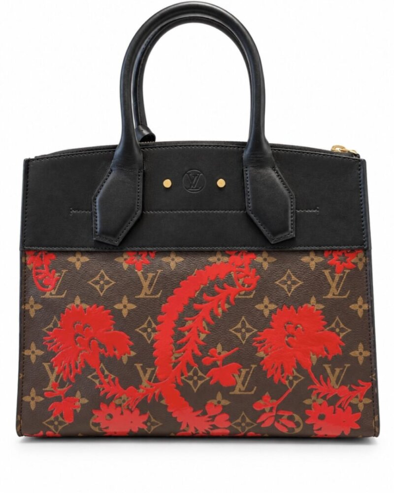 Louis Vuitton Women's Blossom City Steamer MM Handbag Black - Image 5