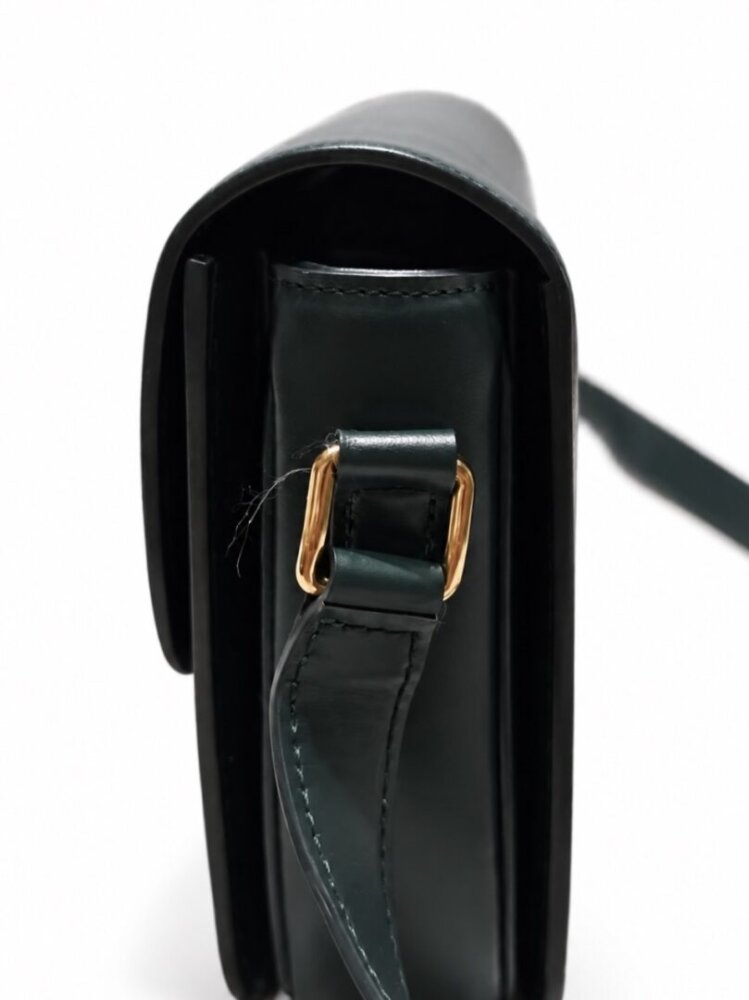 Celine Small Triomphe Crossbody Calf Green - Image 6