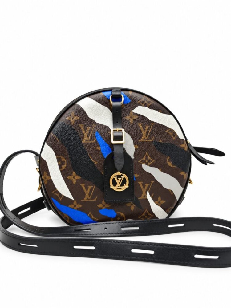 Louis Vuitton X LOL Monogram Boite Chapeau Souple Blue Silver