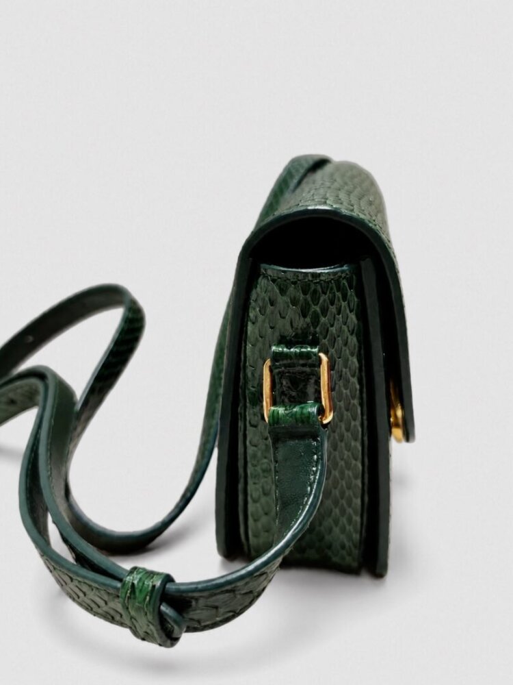 Celine Watersnake Teen Triomphe Green - Image 3