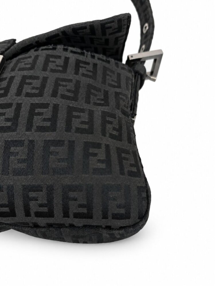 Fendi Zucchino Mini Mama Baguette Black - Image 5