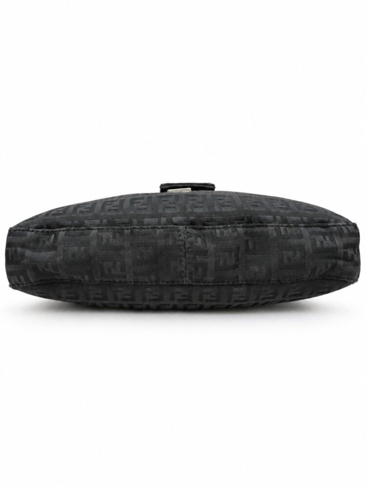 Fendi Zucchino Mini Mama Baguette Black - Image 7