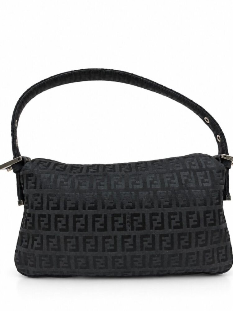 Fendi Zucchino Mini Mama Baguette Black - Image 8