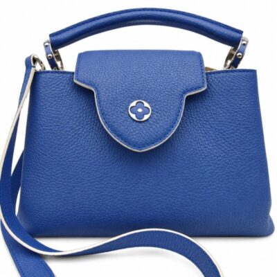 Louis Vuitton Sac Capucines BB en cuir lavande