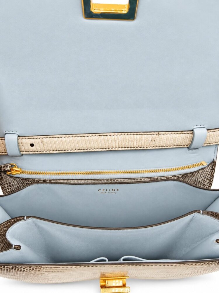 Celine Lizard Medium Classic Box Flap Bag Mineral - Image 9