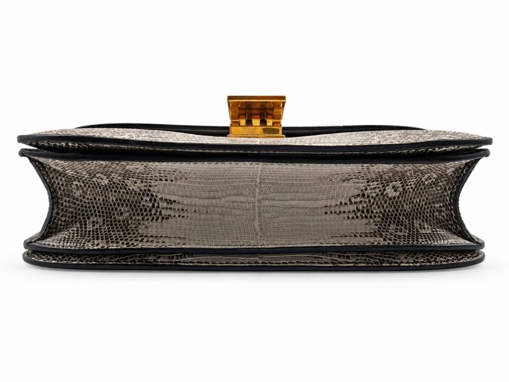 Celine Lizard Medium Classic Box Flap Bag Mineral - Image 5