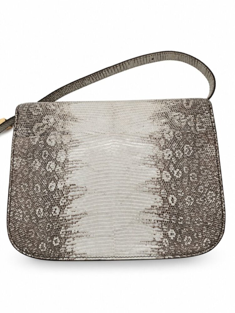Celine Lizard Medium Classic Box Flap Bag Mineral - Image 4