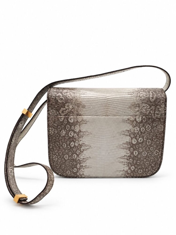Celine Lizard Medium Classic Box Flap Bag Mineral - Image 3