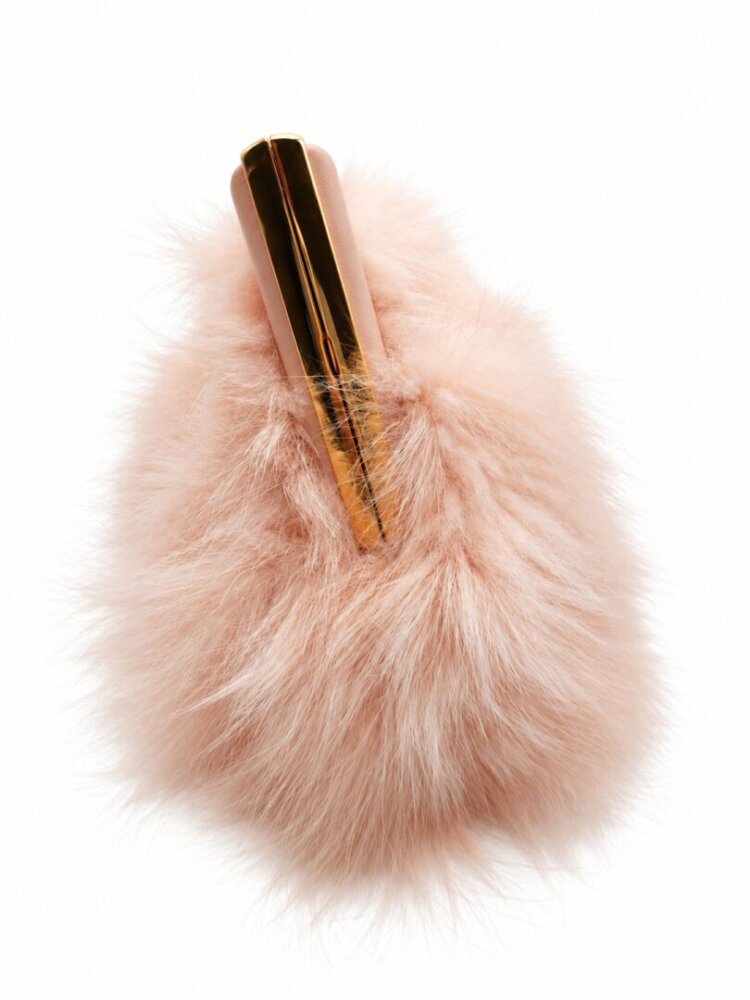 Fendi Fox Fur Shiny Nappa Small Fendi First Dizzie Light Rose - Image 2