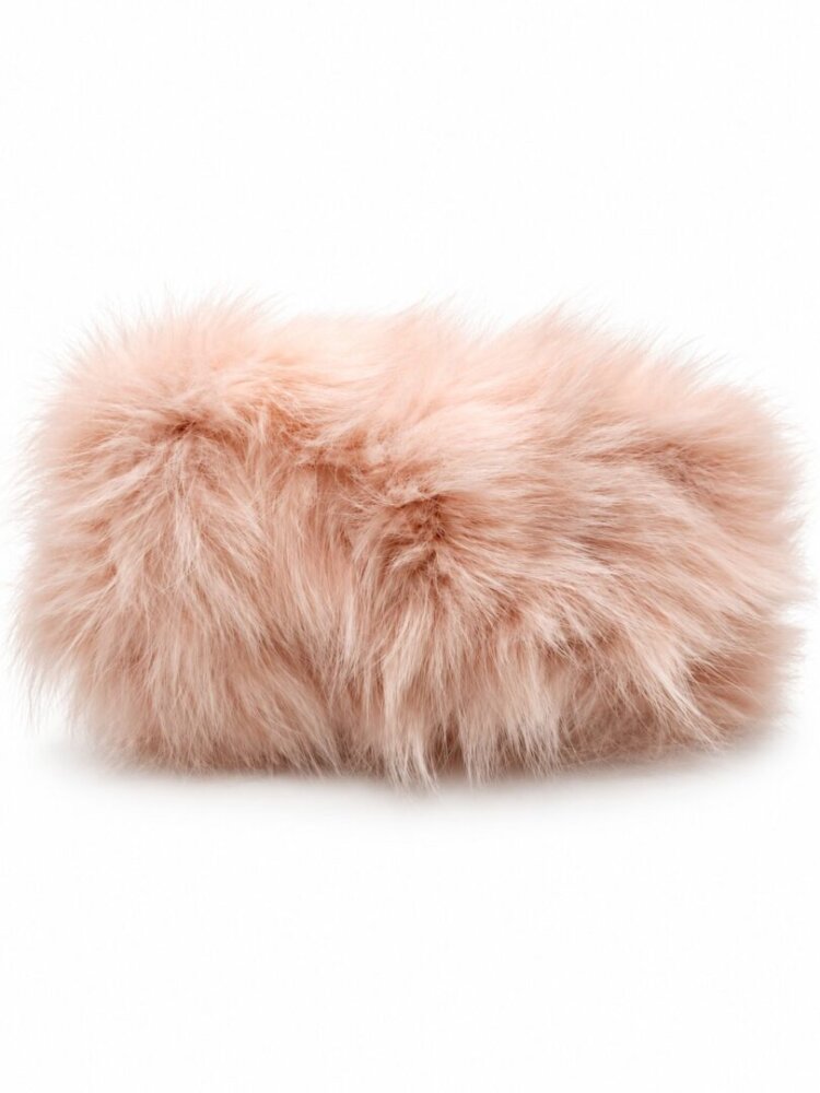 Fendi Fox Fur Shiny Nappa Small Fendi First Dizzie Light Rose - Image 6