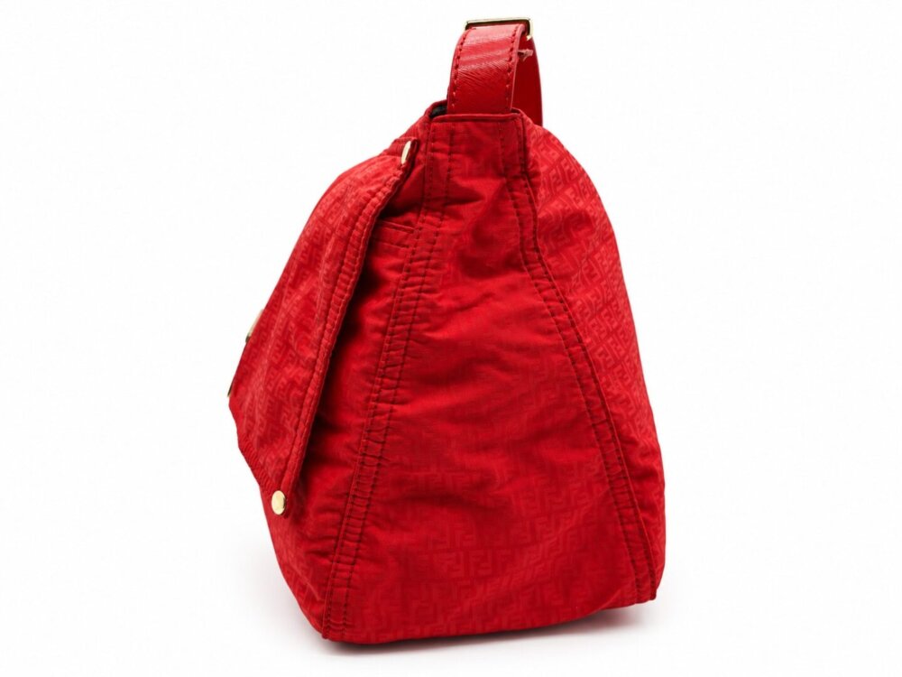 Fendi Red Zucchino Nylon Mamma Shoulder Bag - 8BR626 - Image 2