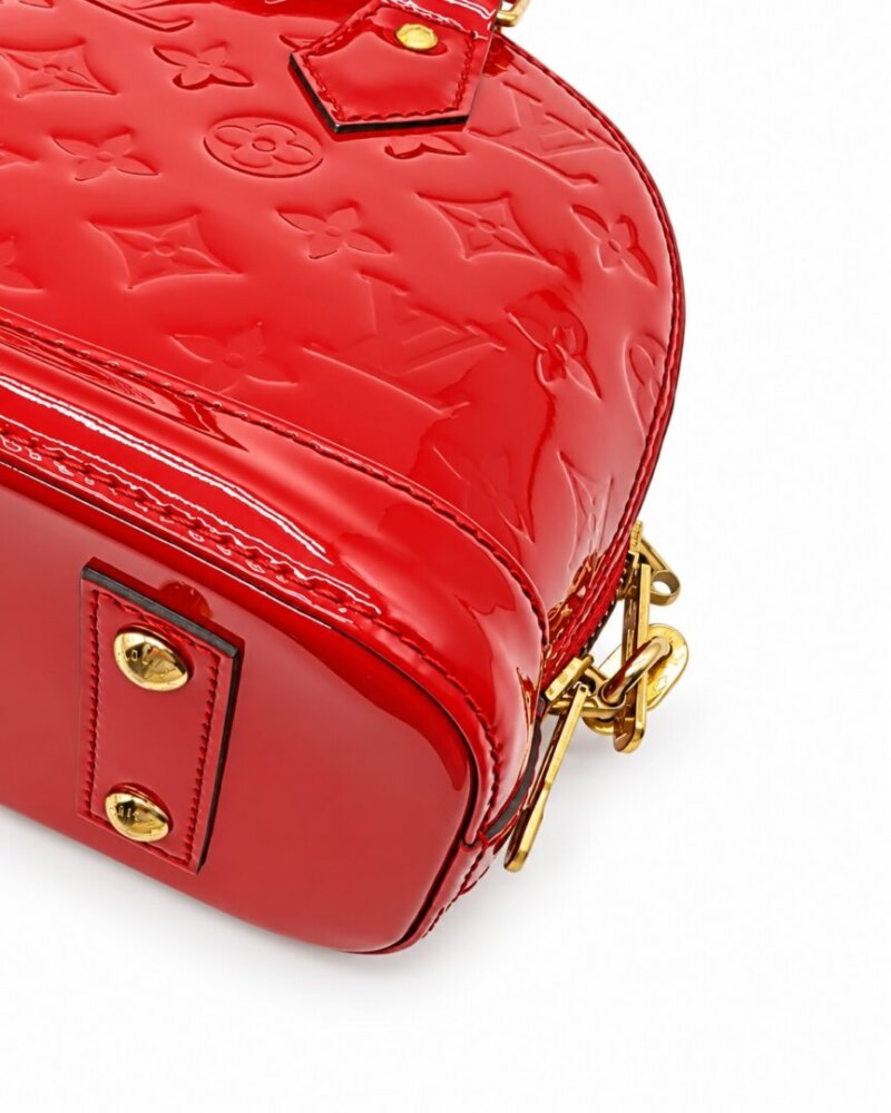 Louis Vuitton Vernis Alma BB Cherry - Image 4