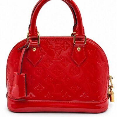 Louis Vuitton Vernis Alma BB Cherry