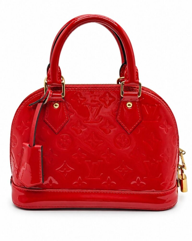 Louis Vuitton Vernis Alma BB Cherry