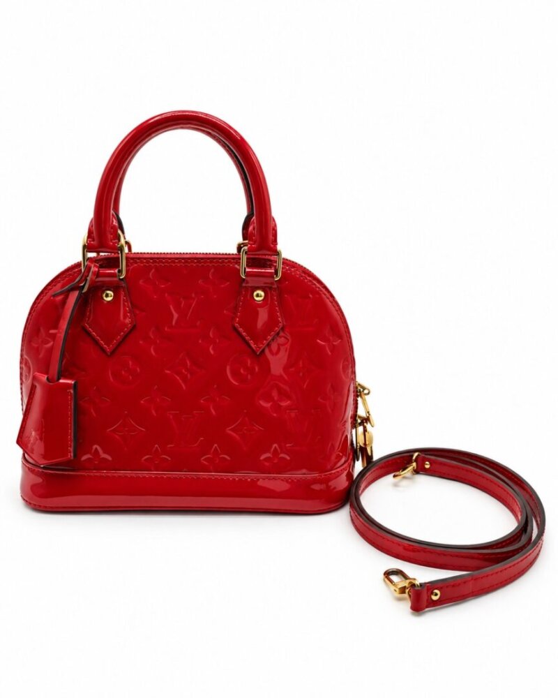 Louis Vuitton Vernis Alma BB Cherry - Image 9